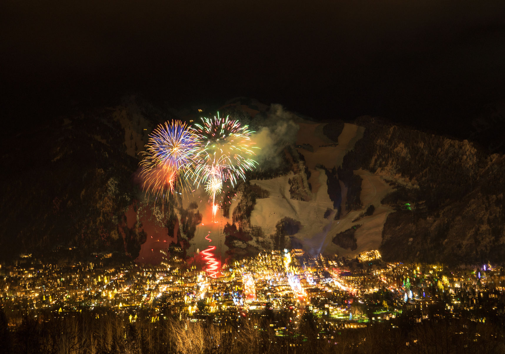 Winterskol fireworks